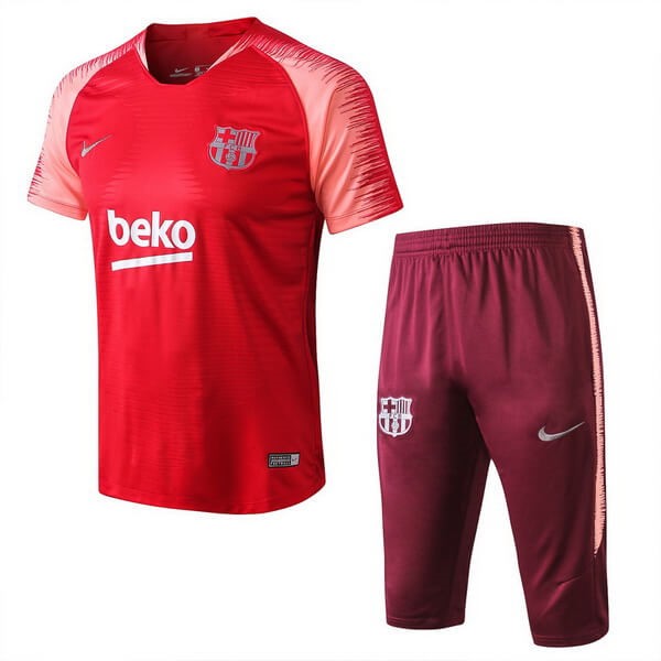 Camiseta Entrenamiento Barcelona Conjunto Completo 2018-2019 Rojo